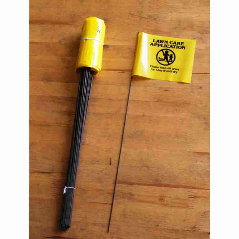 Pesticide Warning Flags Nebraska Turf Products